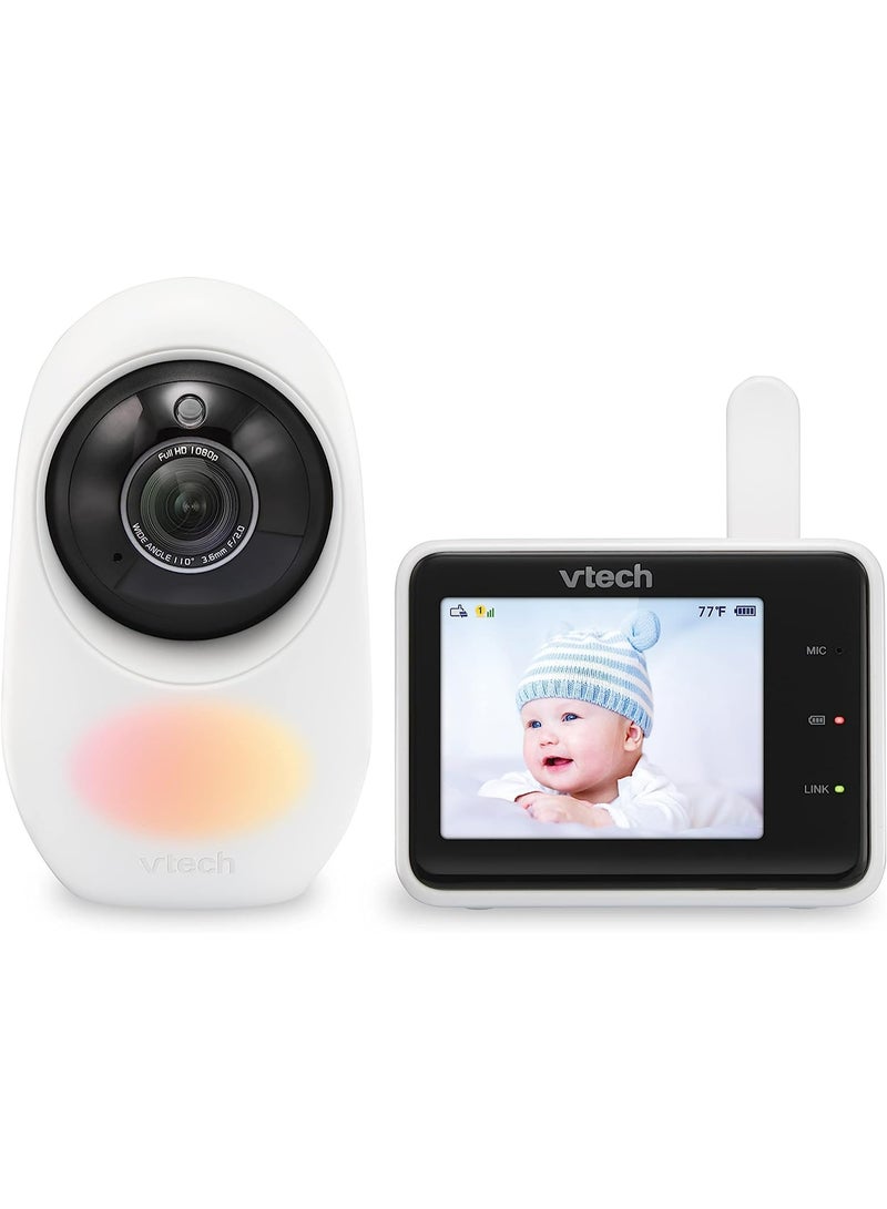 في تك بيبي جهاز مراقبة الطفل الذكي من VTech بشاشة 2.8 بوصة مع واي فاي وكاميرا فيديو 1080p عالية الدقة - Image 2